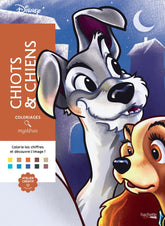 Coloriages mystères Disney - Chiots et chiens: Colorie les chiffres et découvre les images !